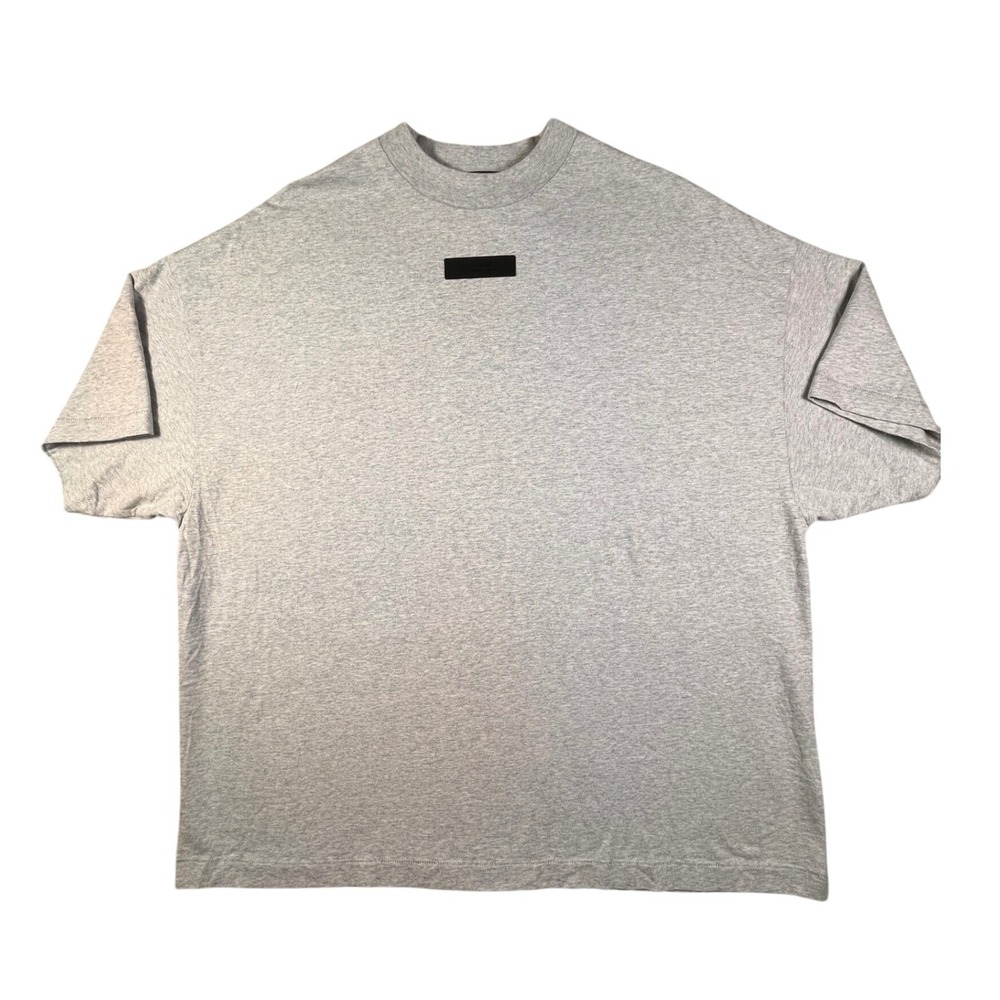 Men's Essetials Fear of God Tee - Light Gray